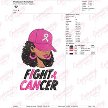 Fight Breast Cancer Embroidery Design
