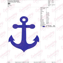 Anchor Machine Embroidery Design