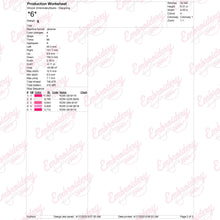 Pink Disco Heart Mama Embroidery Design
