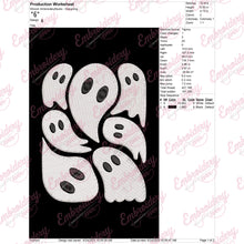 Halloween Ghosts Set Embroidery Design