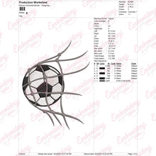 Ultimate Soccer Ball Embroidery Design