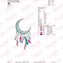 Dreamcatcher Embroidery Design