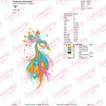 Beautiful Peacock Embroidery Design
