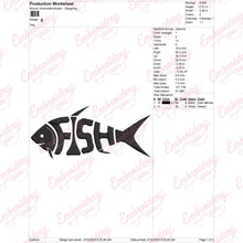 Fish Embroidery Design
