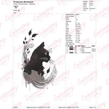 Cat Drawing Step By Step Embroidery Design