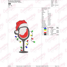 Cheers To Christmas Embroidery Design