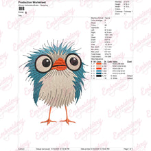 Cute Bird Embroidery Design