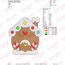 Christmas Gingerbread House Delight Embroidery Design