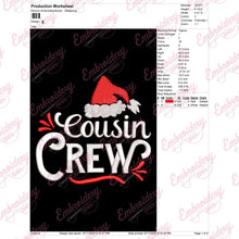 Cousin Crew Christmas Fun Embroidery Design