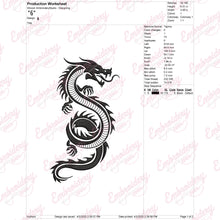 Dragon Machine Embroidery Design