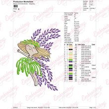 Fairy Tree Embroidery Design