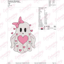 Halloween Ghost Be My Boo Embroidery Design