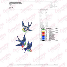 Beautiful Bird Embroidery Design