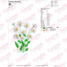 Whispers of the Daisy Embroidery Design