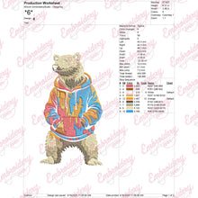 Funny Polar Bear Embroidery Design