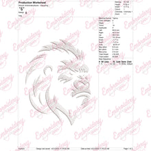 Gorilla Head Embroidery Design