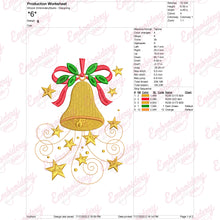 Christmas Jingle Bell Embroidery Design