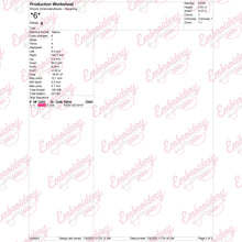 Breast Cancer Love Embroidery Design