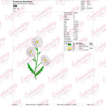 Marvelous Daisy Flower Embroidery Design