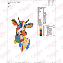 Cheerful Cattle Creation Embroidery Design