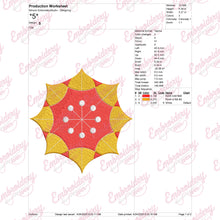 Flower Machine Embroidery Design