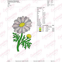 Daisy Bouquet Embroidery Design