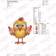 Baby Bird Embroidery Design