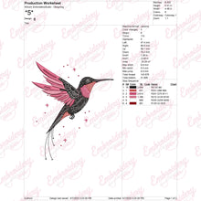 Flying Bird Embroidery Design