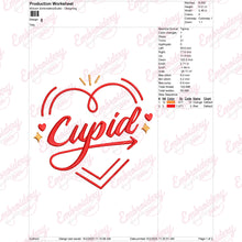 Cupid's Love Embroidery Design