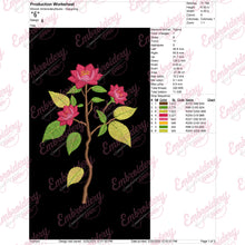 Rose Flower Embroidery Design