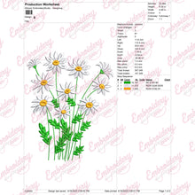 Whispers of the Daisy Embroidery Design