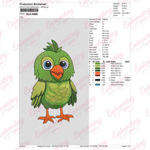 Baby Bird Embroidery Design