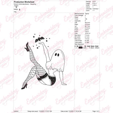 Freak in the Sheets Halloween Embroidery Design