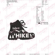 Take A Hike Hiking Embroidery Design