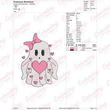 Halloween Ghost Be My Boo Embroidery Design