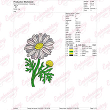 Daisy Bouquet Embroidery Design