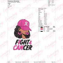 Fight Breast Cancer Embroidery Design