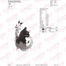 Cat Drawing Step By Step Embroidery Design