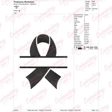 Custom Breast Cancer Awareness Embroidery Design