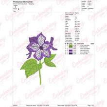 Floral Azalea Embroidery Design
