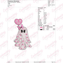 Halloween Love Be My Boo Embroidery Design