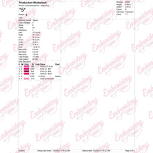 Emergency Room Nurse Breast Cancer Embroidery Design
