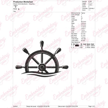 Sailor Ship Embroidery Design