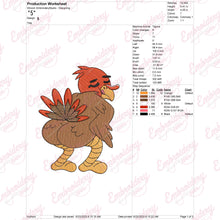 Turkey's Best Move Thanksgiving Embroidery Design