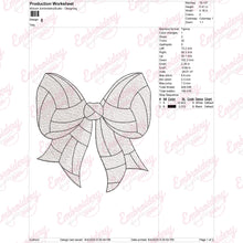 Vollyball Coquette Bow Embroidery Design