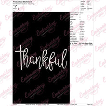 Thankful Thanksgiving Embroidery Design