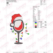 Cheers To Christmas Embroidery Design