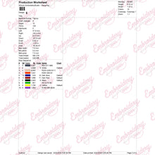 Mathematics Embroidery Design