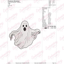 Halloween Ghost Embroidery Design