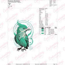 Blue Jay Bird Embroidery Design